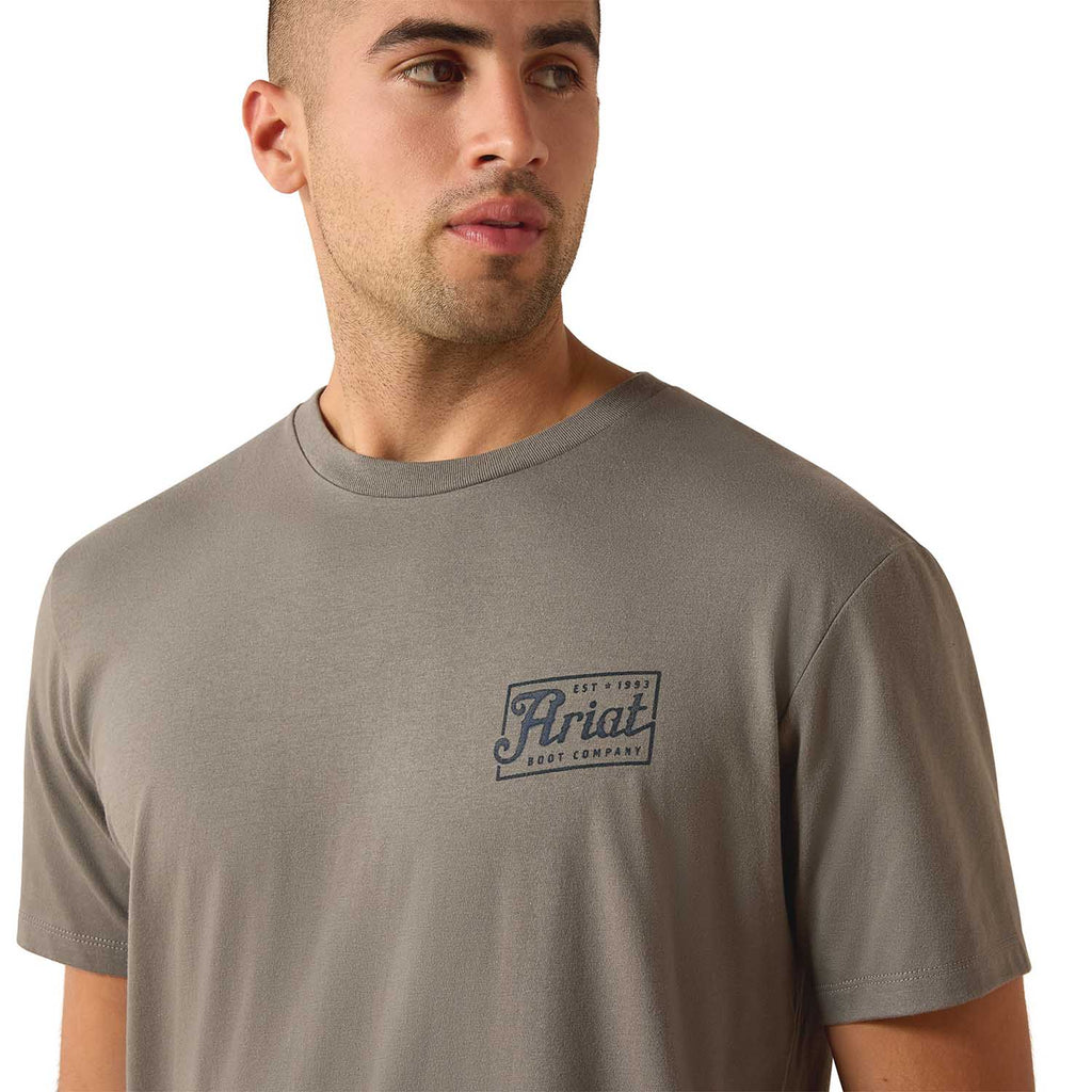 Ariat Mens Short Sleeve Shirt, Patriot Western Graphic Tee - Quarter Circle AK Boutique