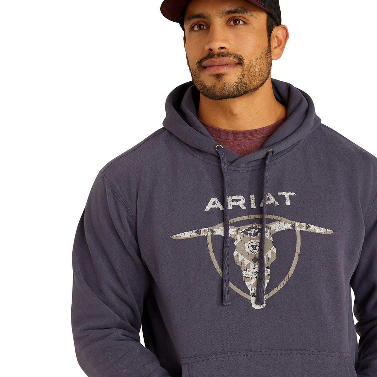 Ariat Men's Southwest Longhorn Hoodie - Quarter Circle AK Boutique