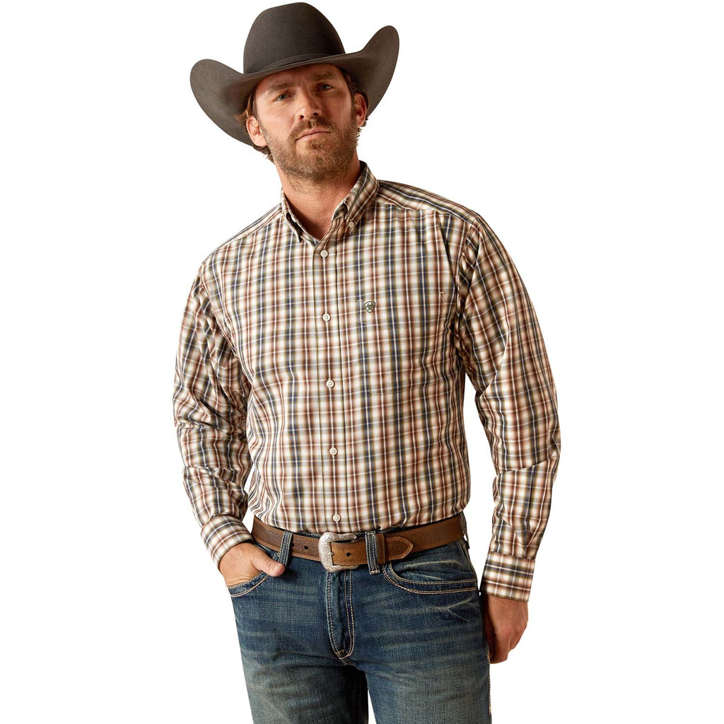 Ariat Men's Wrinkle Free Folk Longsleeve Shirt - Quarter Circle AK Boutique
