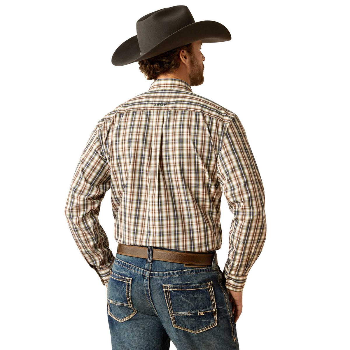 Ariat Men's Wrinkle Free Folk Longsleeve Shirt - Quarter Circle AK Boutique