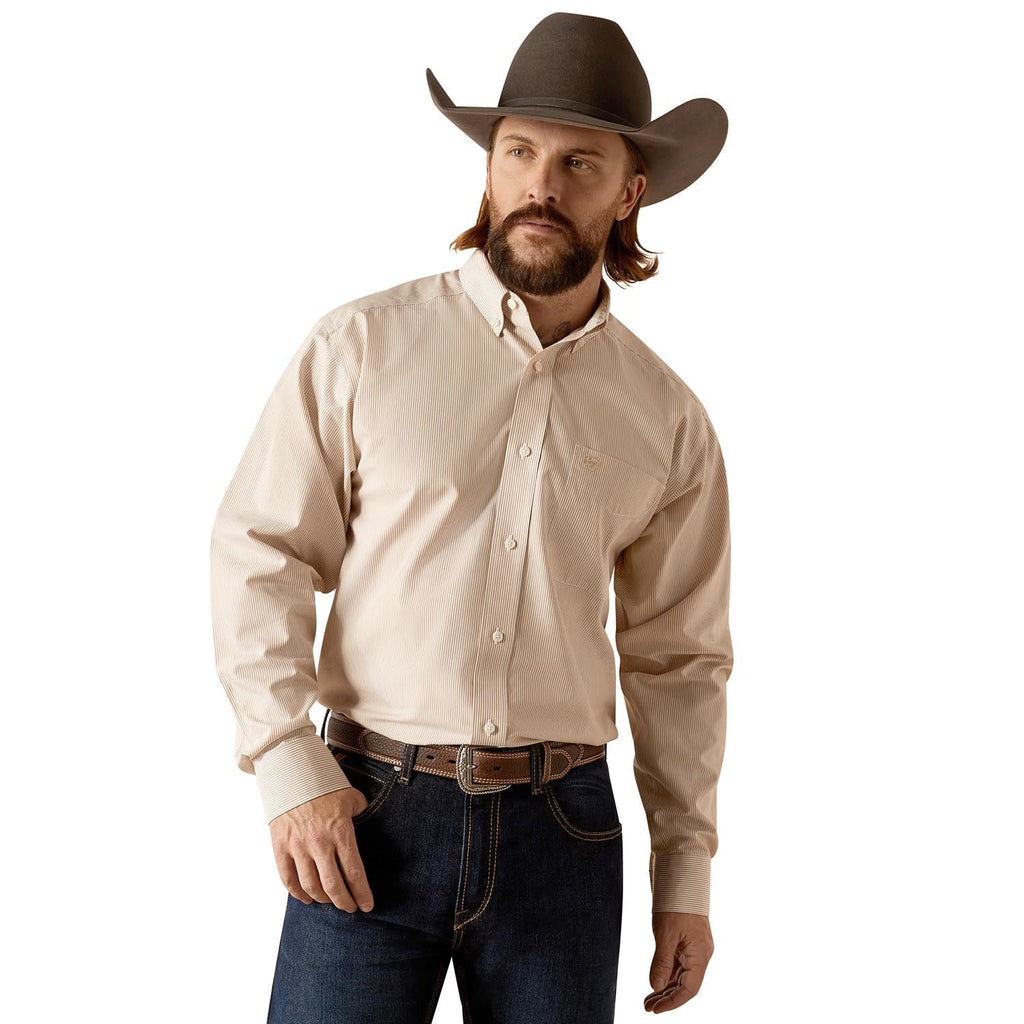 Ariat Men's Wrinkle Free Graysen Longsleeve Shirt - Quarter Circle AK Boutique