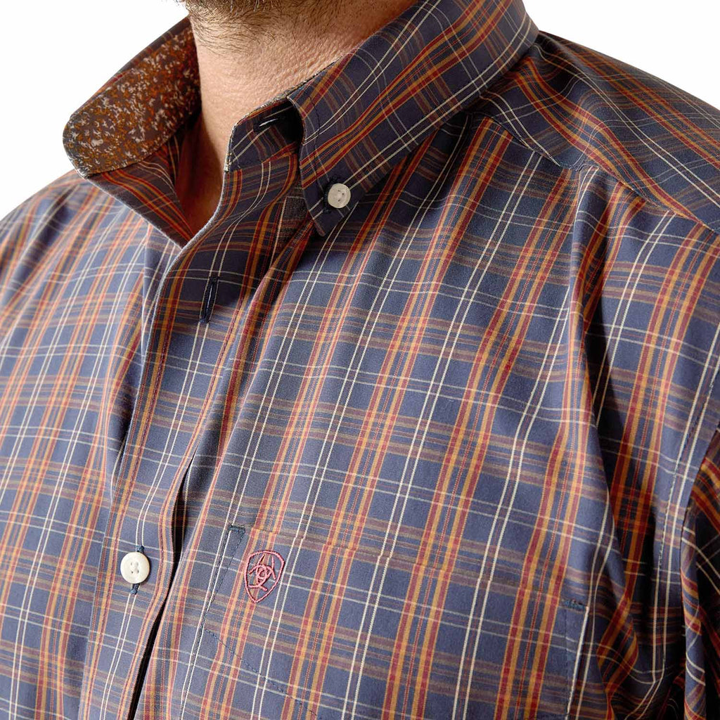Ariat Men's Wrinkle Free Iker Longsleeve Shirt - Quarter Circle AK Boutique