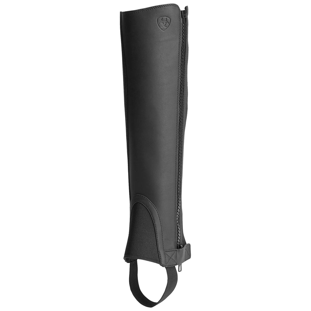 Ariat Scout Half Chap, Adult, Black - Quarter Circle AK Boutique
