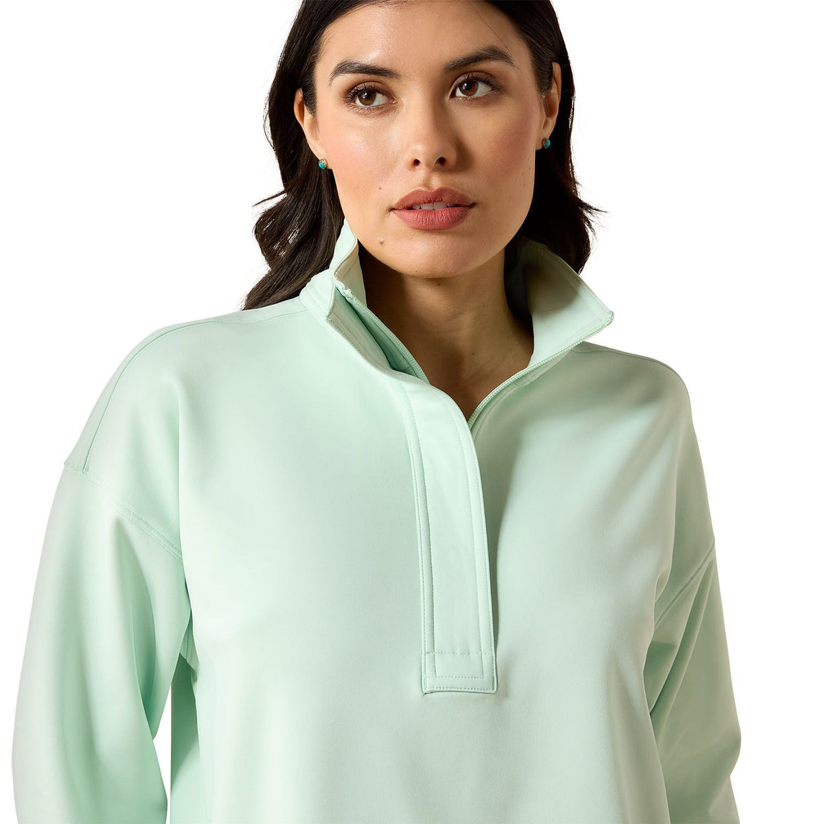 Ariat Women's Breeze Logo 1/2 Zip Fleece Sweatshirt - Quarter Circle AK Boutique
