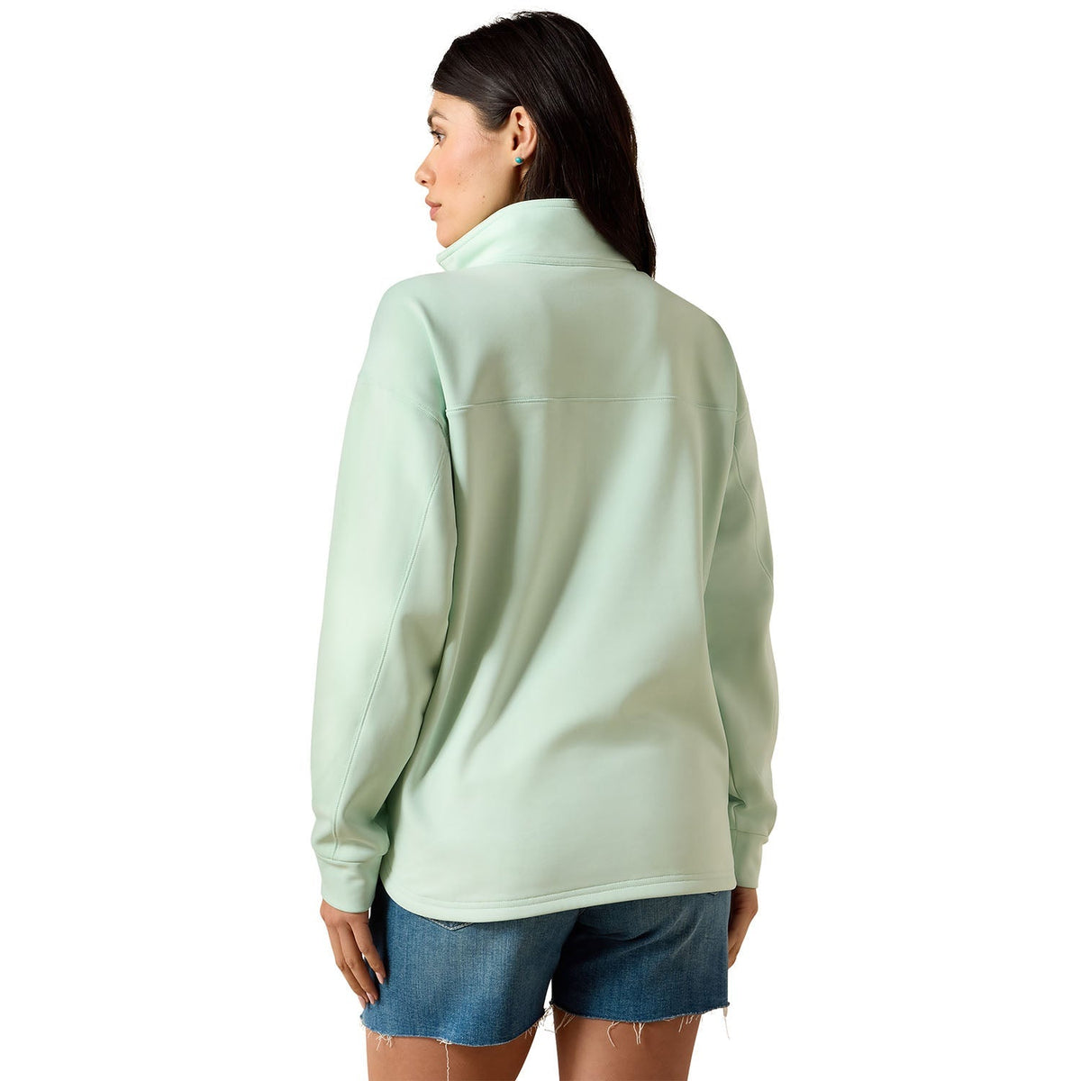 Ariat Women's Breeze Logo 1/2 Zip Fleece Sweatshirt - Quarter Circle AK Boutique