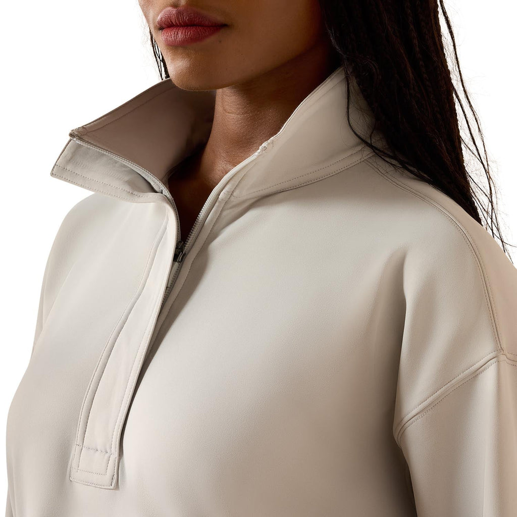 Ariat Women's Breeze Logo 1/2 Zip Fleece Sweatshirt - Quarter Circle AK Boutique
