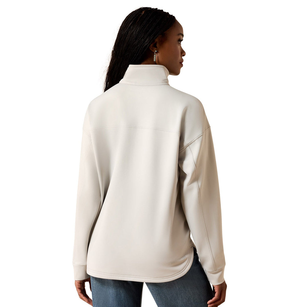 Ariat Women's Breeze Logo 1/2 Zip Fleece Sweatshirt - Quarter Circle AK Boutique