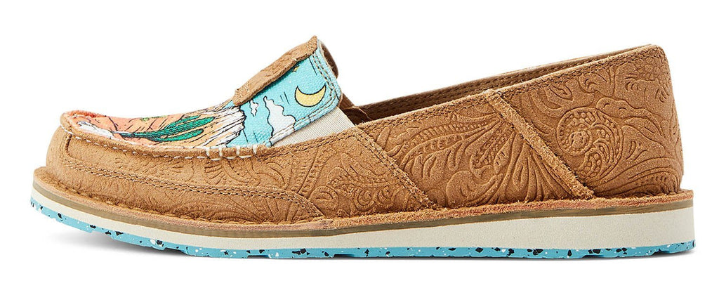 Ariat Women's Cruiser Slip-On Shoes – Comfortable, Lightweight Moc Toe Casual Shoes for Everyday Wear - Quarter Circle AK Boutique