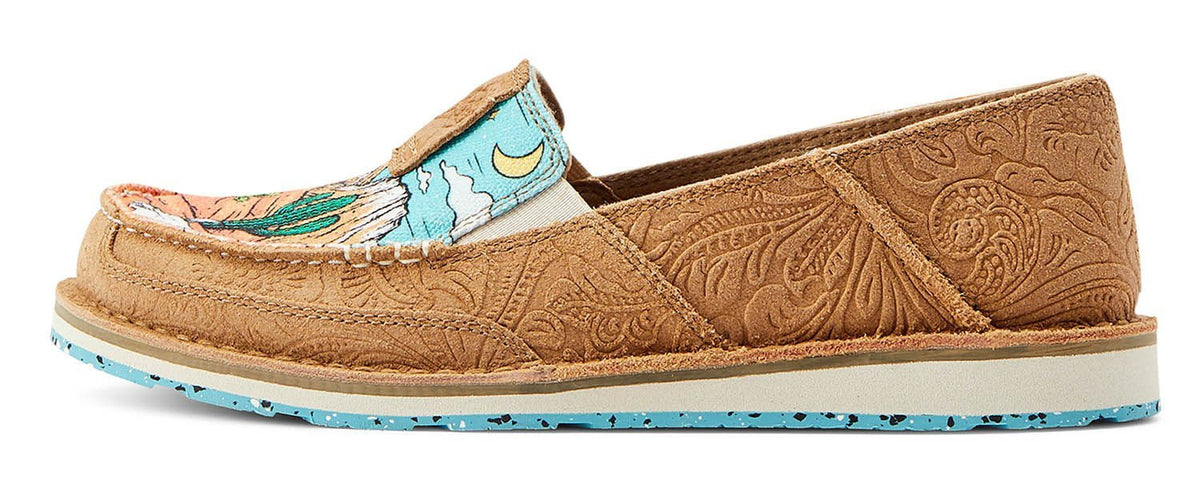Ariat Women's Cruiser Slip-On Shoes – Comfortable, Lightweight Moc Toe Casual Shoes for Everyday Wear - Quarter Circle AK Boutique
