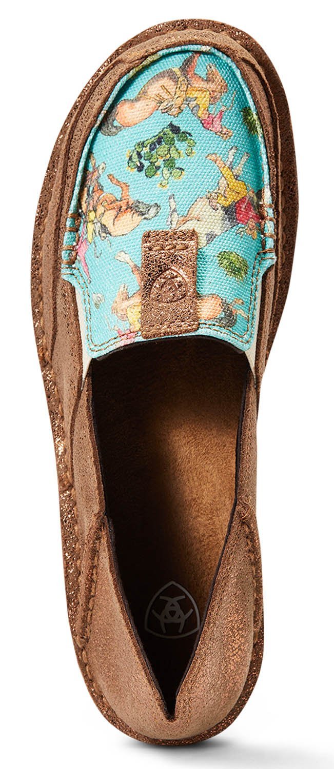 Ariat Women's Cruiser Slip-On Shoes – Comfortable, Lightweight Moc Toe Casual Shoes for Everyday Wear - Quarter Circle AK Boutique