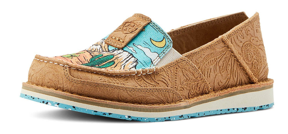 Ariat Women's Cruiser Slip-On Shoes – Comfortable, Lightweight Moc Toe Casual Shoes for Everyday Wear - Quarter Circle AK Boutique