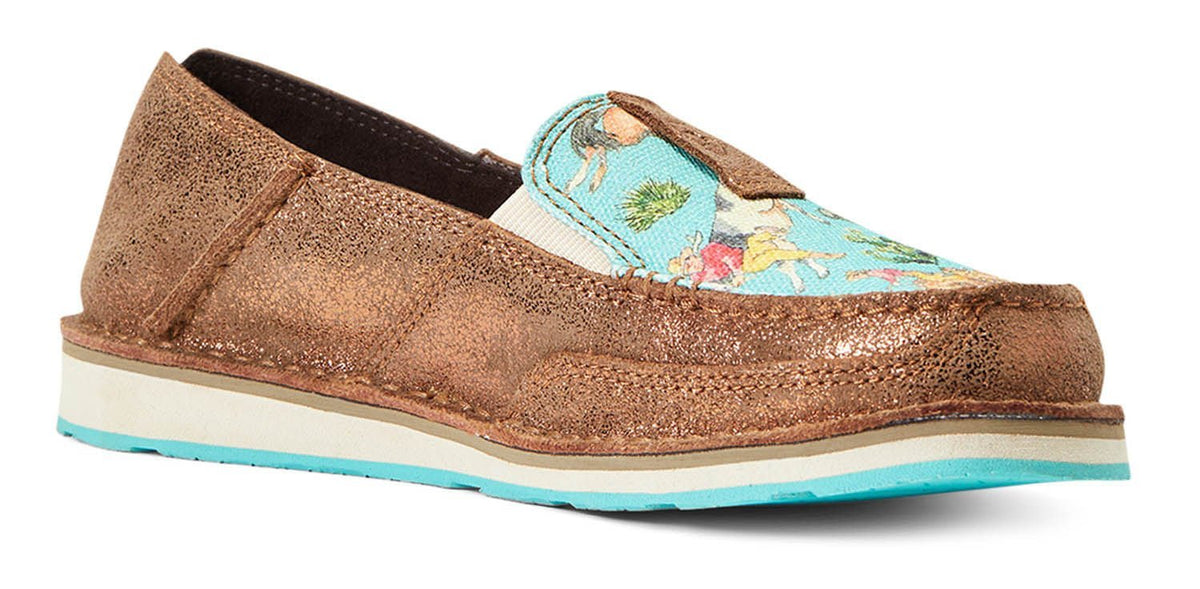 Ariat Women's Cruiser Slip-On Shoes – Comfortable, Lightweight Moc Toe Casual Shoes for Everyday Wear - Quarter Circle AK Boutique