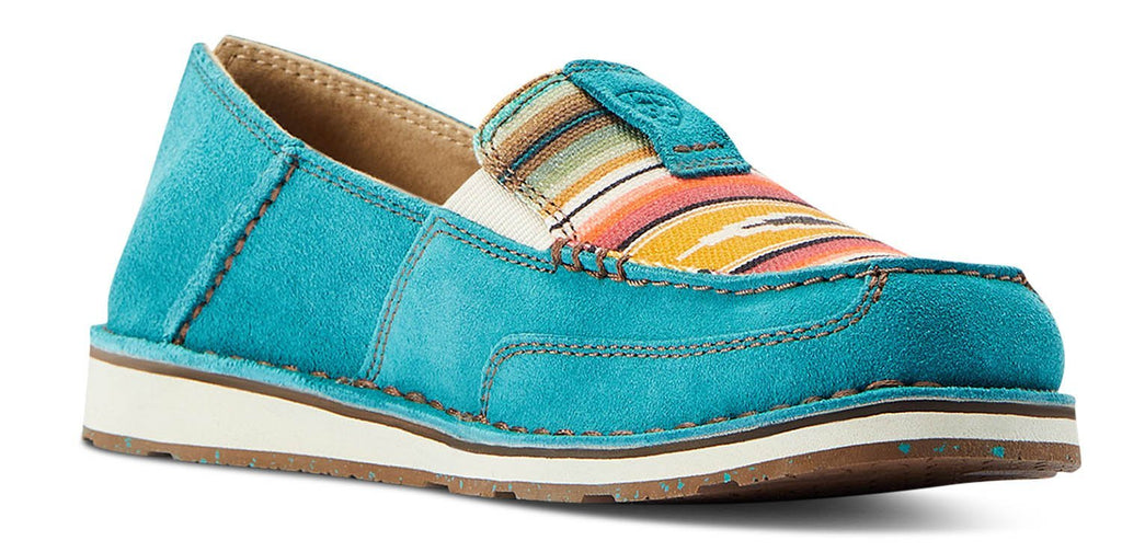 Ariat Women's Cruisers, Teal Suede - Quarter Circle AK Boutique