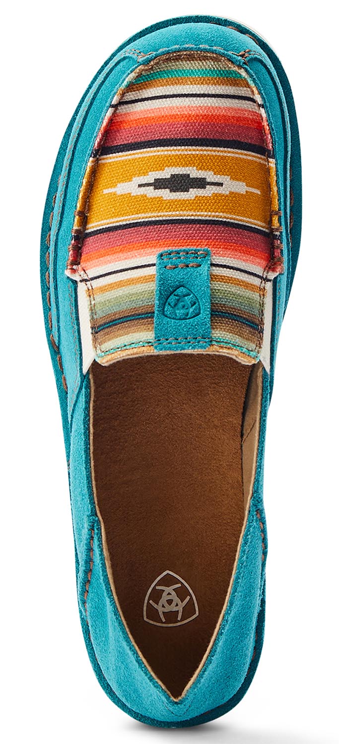 Ariat Women's Cruisers, Teal Suede - Quarter Circle AK Boutique