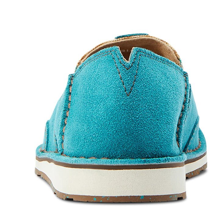 Ariat Women's Cruisers, Teal Suede - Quarter Circle AK Boutique