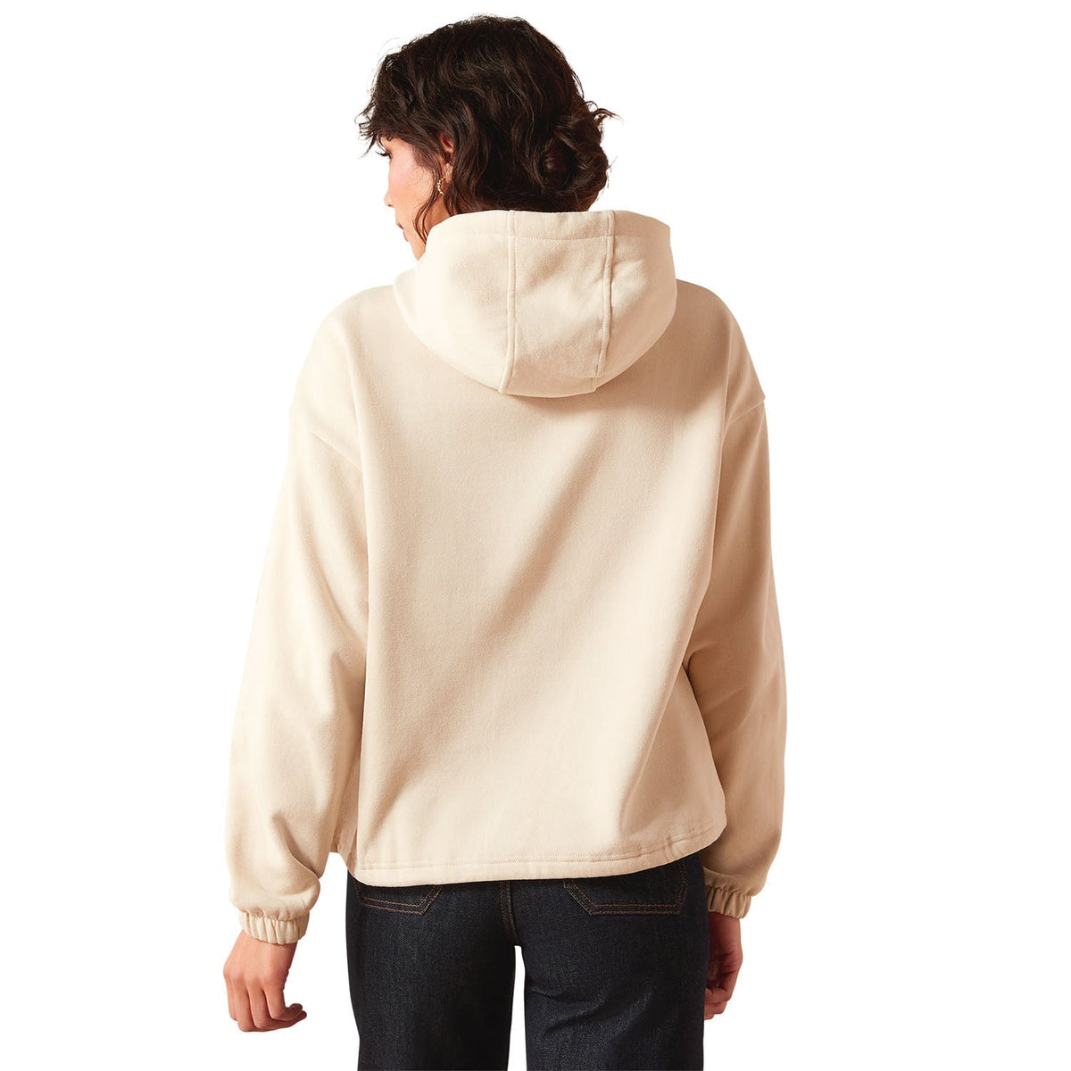 Ariat Women's Essential Sendero "Yeehaw" Oversized Graphic Hoodie – Casual Texas-Inspired Pullover - Quarter Circle AK Boutique