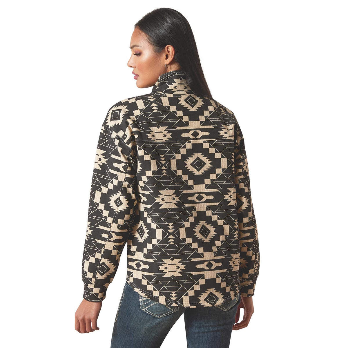 Ariat Womens Hometown Button Front Sweatshirt - Quarter Circle AK Boutique