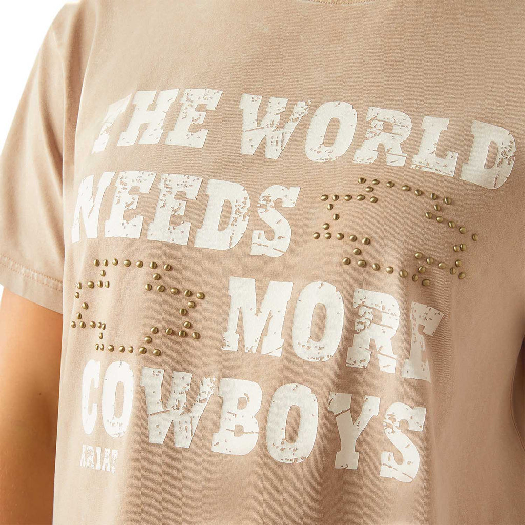 Ariat Womens "More Cowboys" Shirt - Quarter Circle AK Boutique