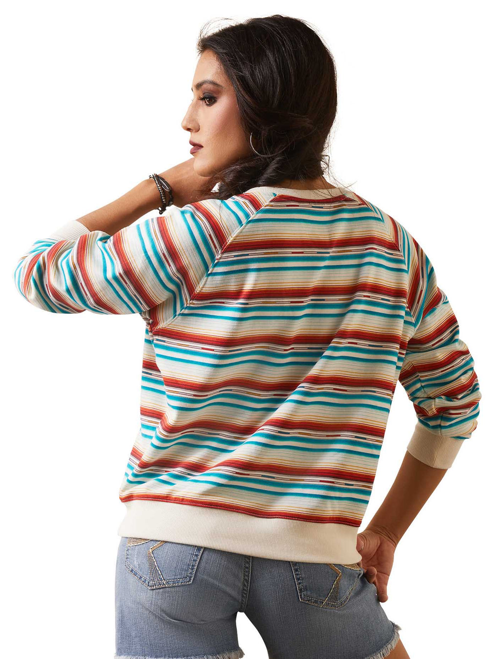 Ariat Women's R.E.A.L. Rosa Serape Sweatshirt - Quarter Circle AK Boutique