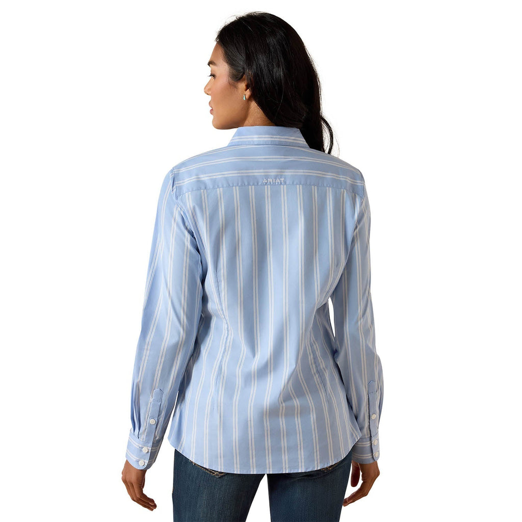 Ariat Women’s Team Kirby Performance Shirt – Stretch Poplin, Athletic Fit - Quarter Circle AK Boutique