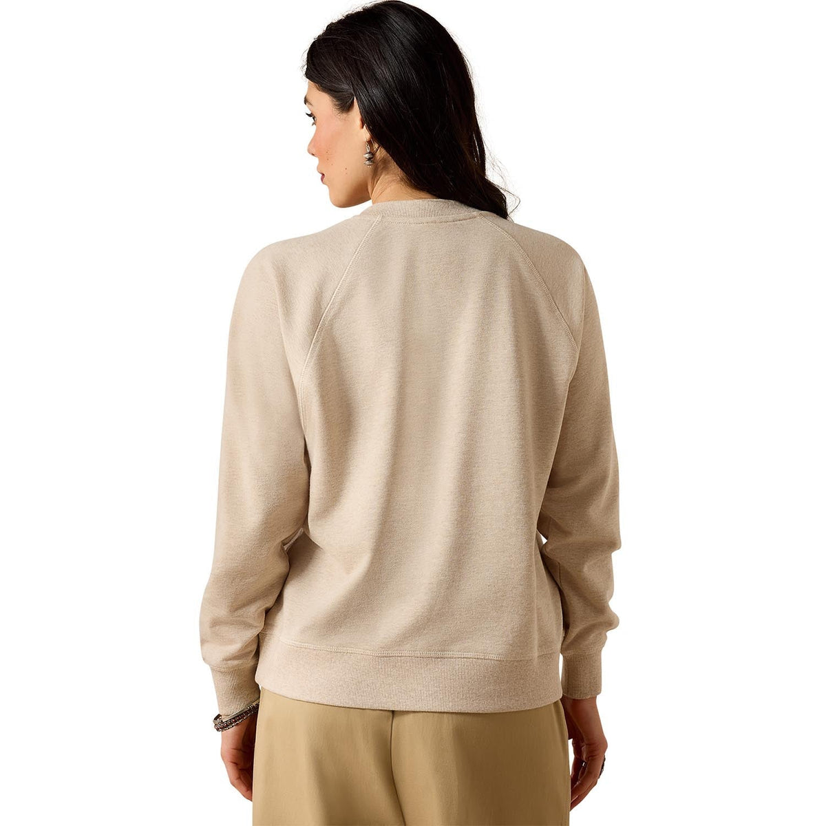 Ariat Women's Western Victoria Oversized Sweatshirt – Cozy French Terry Pullover - Quarter Circle AK Boutique