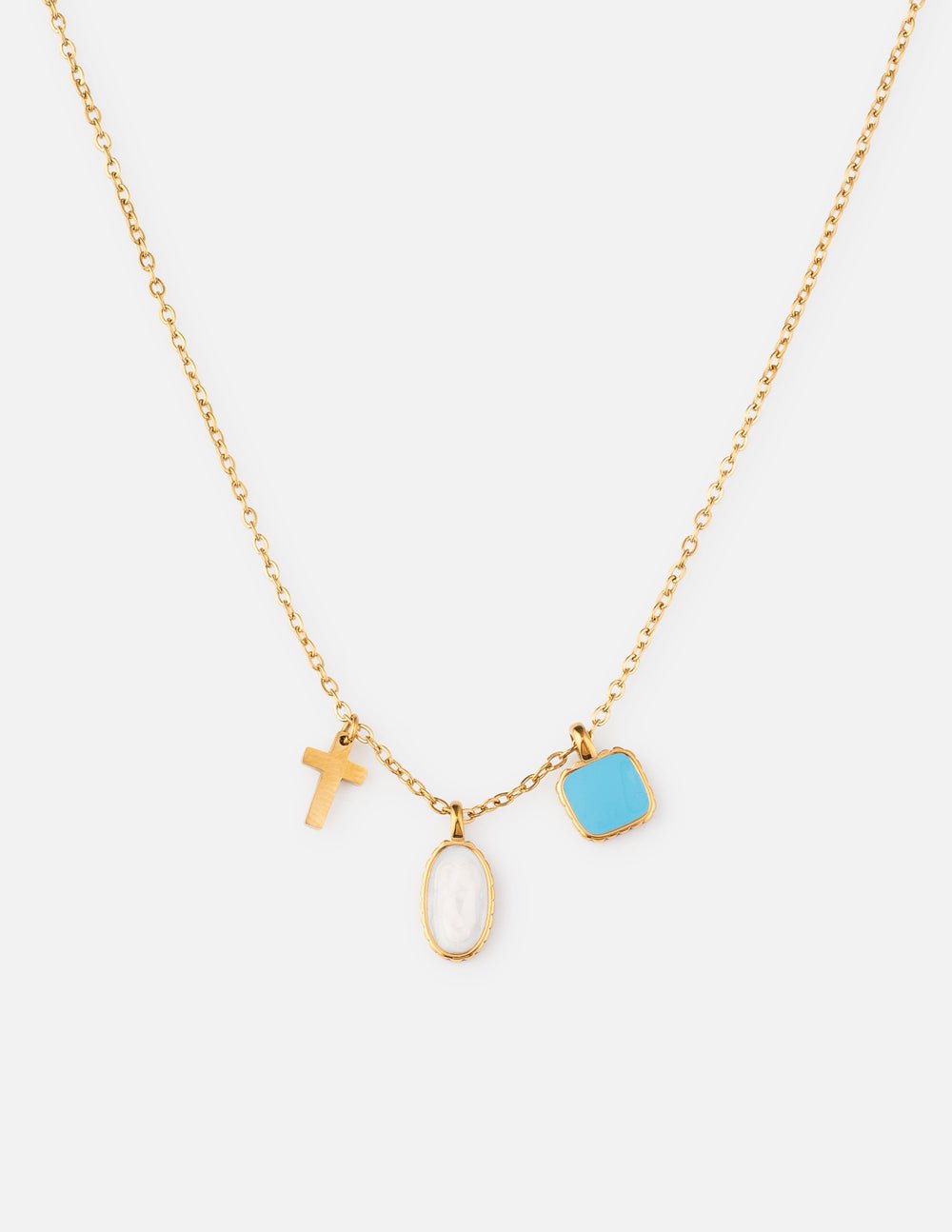 Ascend Charm Link Necklace - Quarter Circle AK Boutique