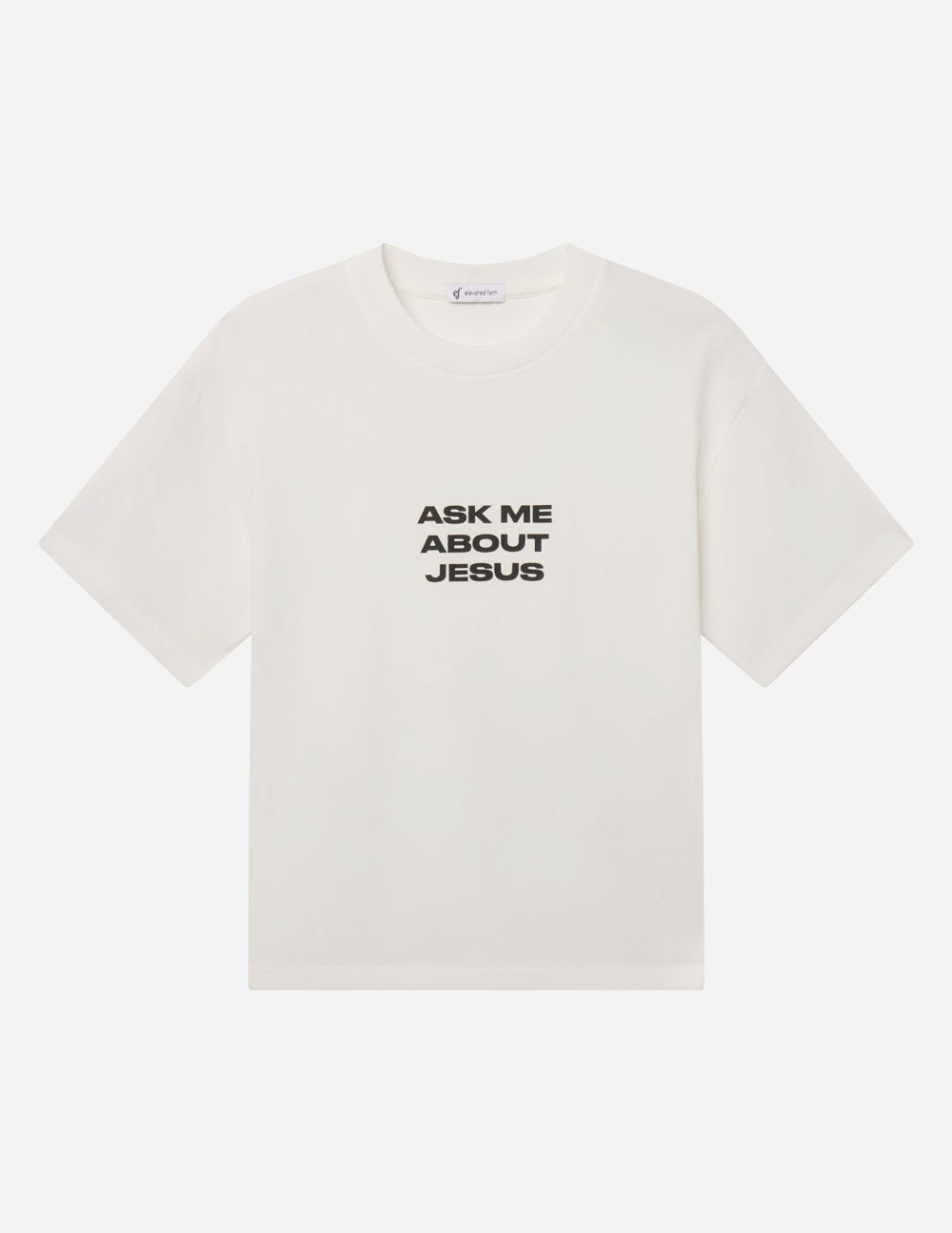 Ask Me About Jesus Heavyweight Tee - Quarter Circle AK Boutique