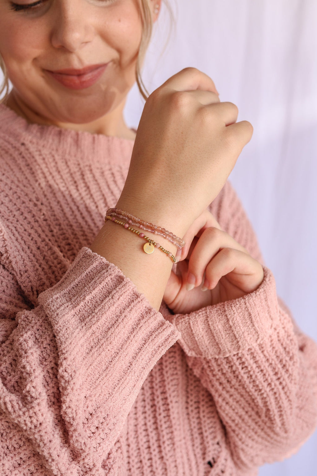 Aurora Stretch Bracelet Set - Quarter Circle AK Boutique