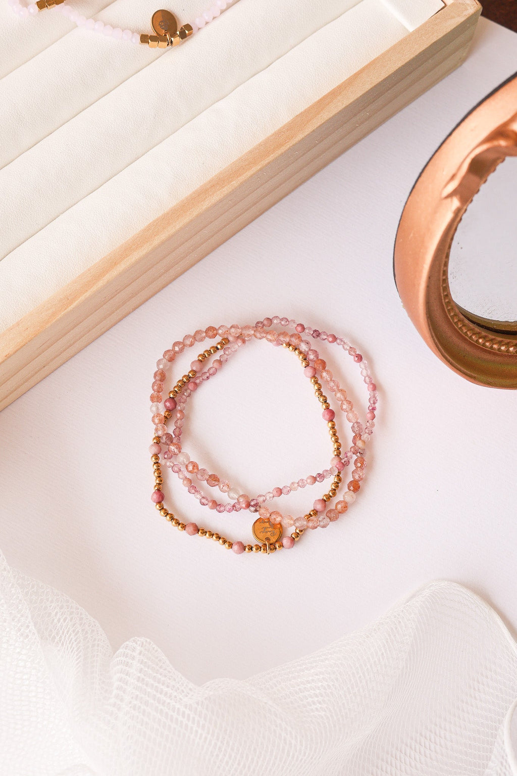 Aurora Stretch Bracelet Set - Quarter Circle AK Boutique