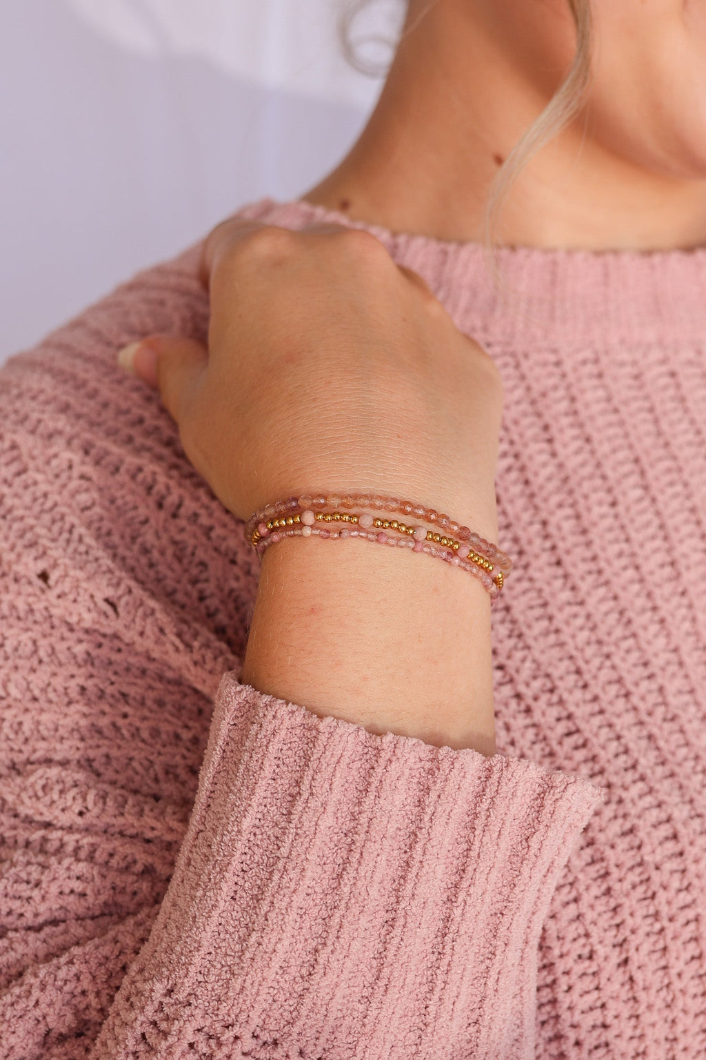 Aurora Stretch Bracelet Set - Quarter Circle AK Boutique