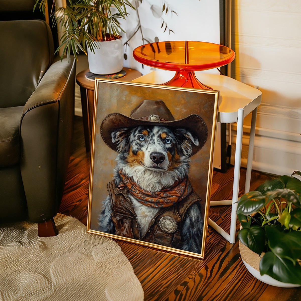 Australian Shepard Sheriff of the Painted Plains - Quarter Circle AK Boutique