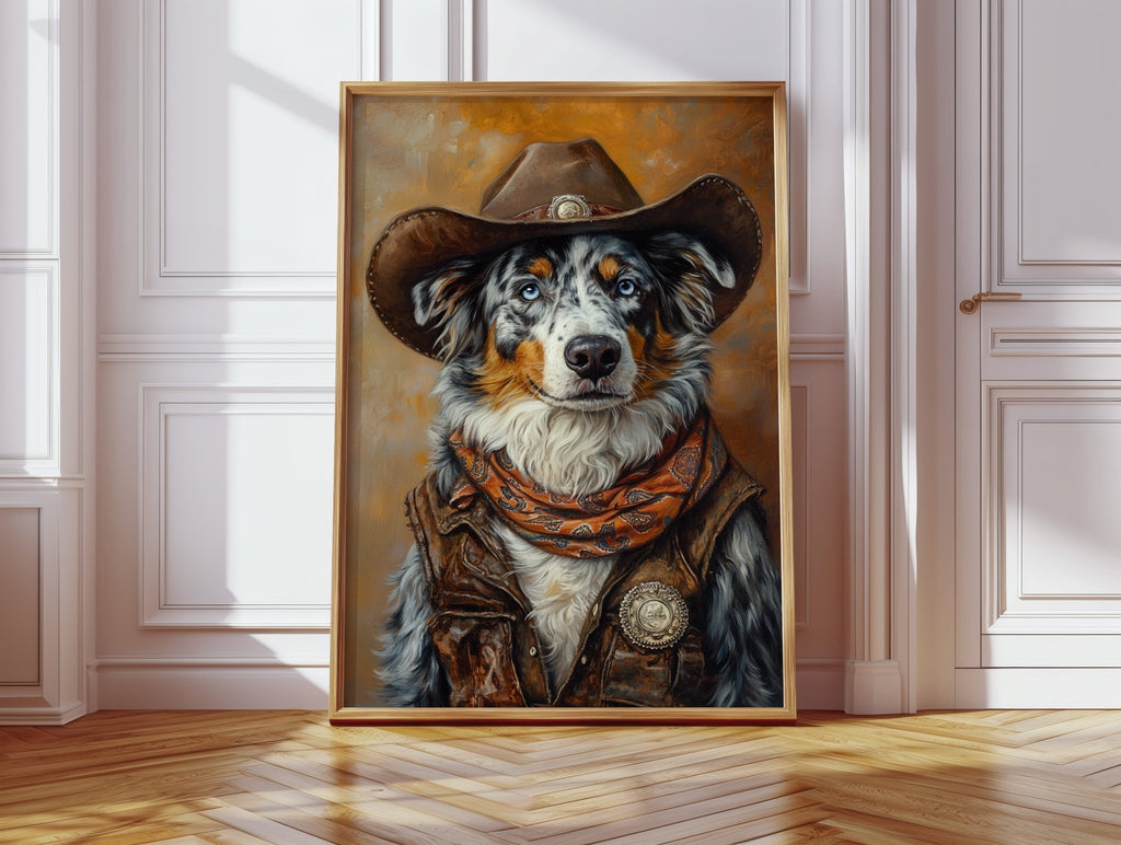 Australian Shepard Sheriff of the Painted Plains - Quarter Circle AK Boutique