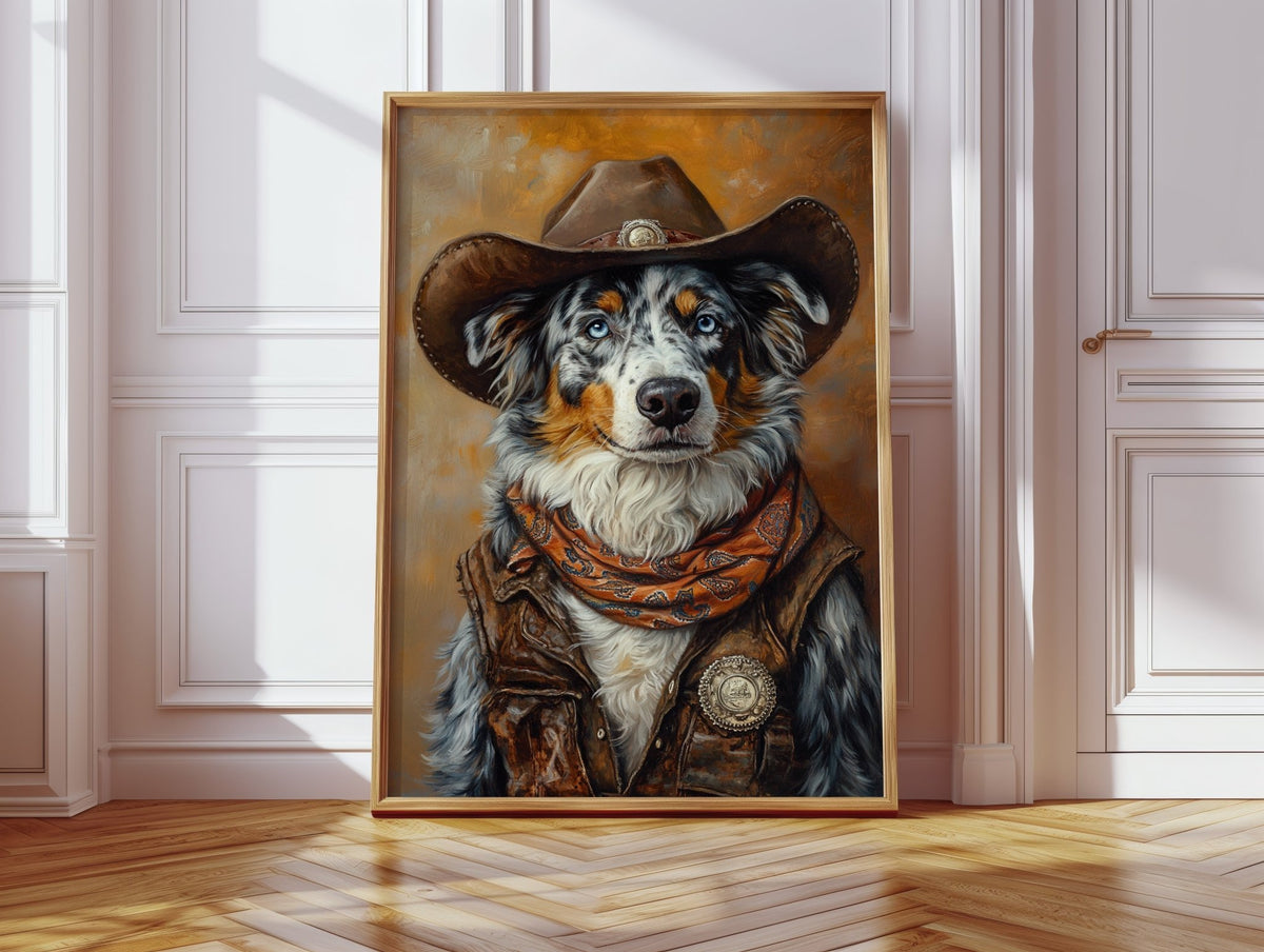 Australian Shepard Sheriff of the Painted Plains - Quarter Circle AK Boutique
