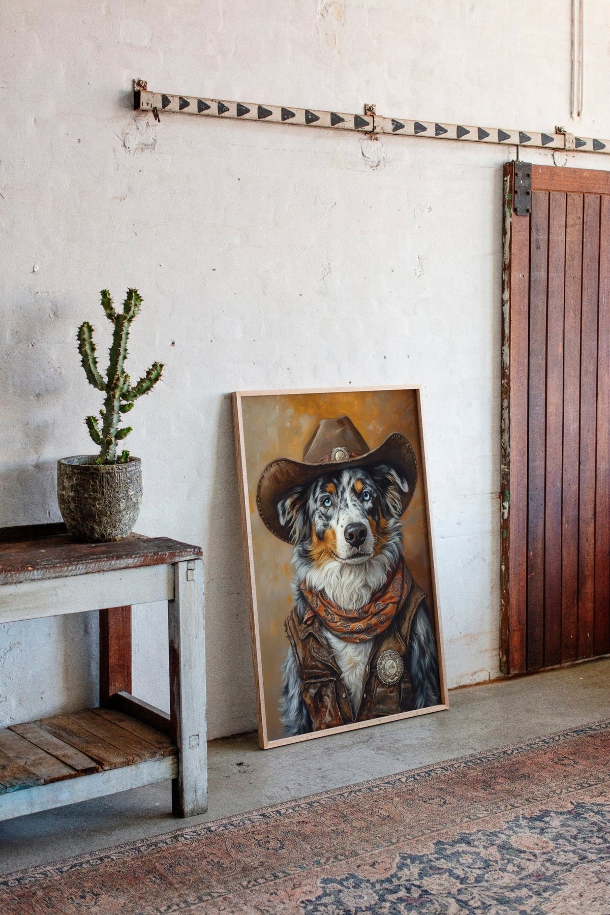 Australian Shepard Sheriff of the Painted Plains - Quarter Circle AK Boutique