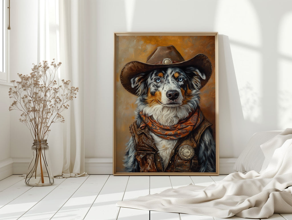 Australian Shepard Sheriff of the Painted Plains - Quarter Circle AK Boutique
