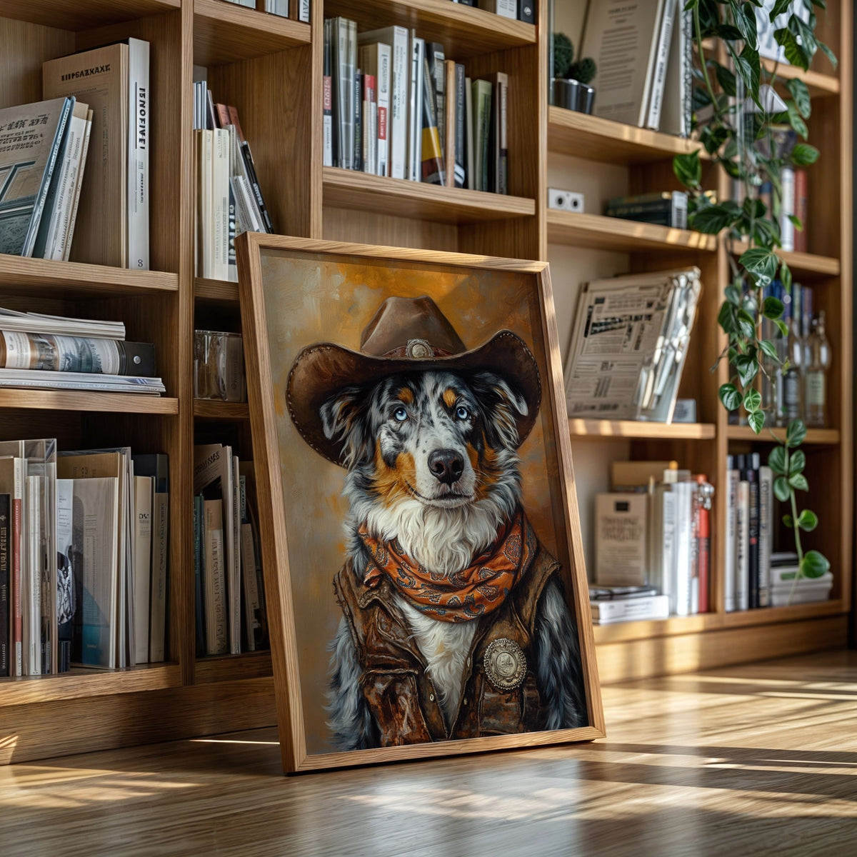 Australian Shepard Sheriff of the Painted Plains - Quarter Circle AK Boutique