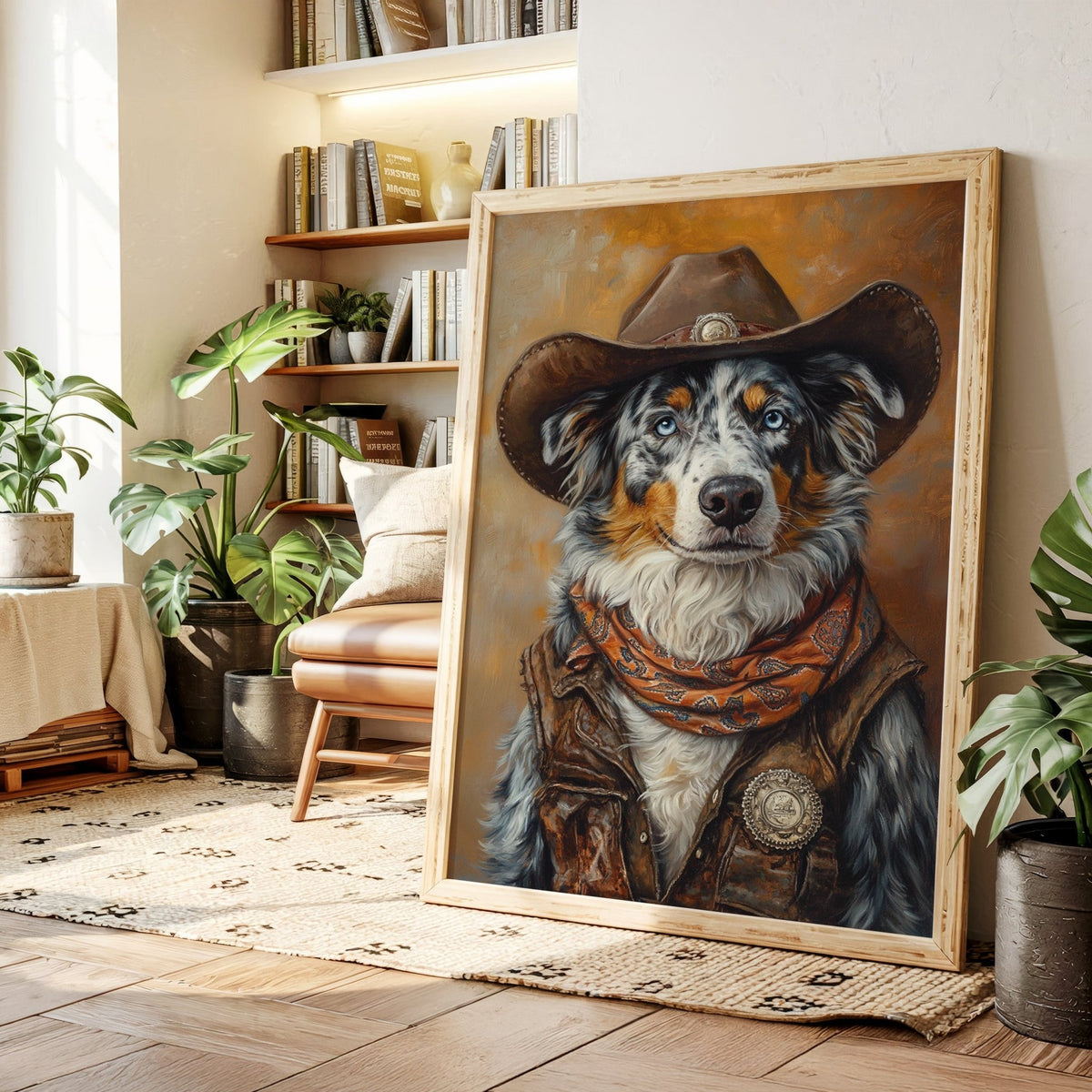 Australian Shepard Sheriff of the Painted Plains - Quarter Circle AK Boutique