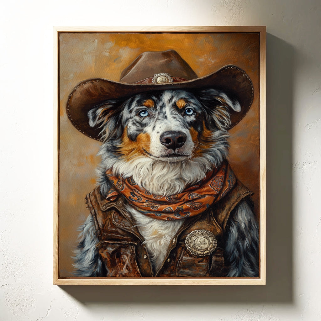 Australian Shepard Sheriff of the Painted Plains - Quarter Circle AK Boutique