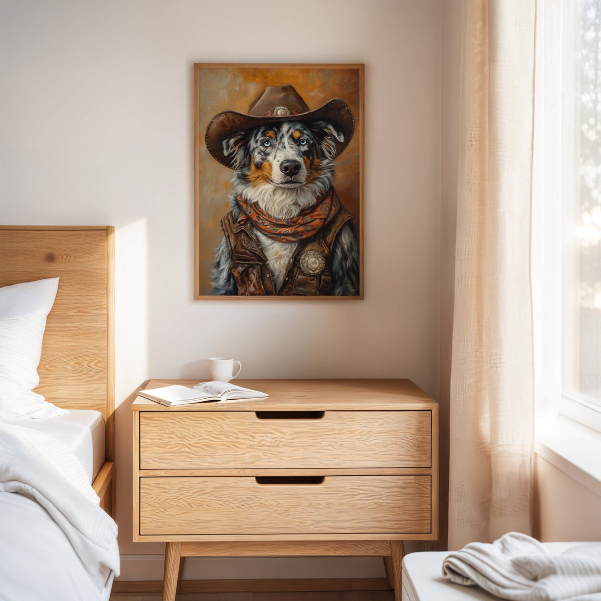 Australian Shepard Sheriff of the Painted Plains - Quarter Circle AK Boutique