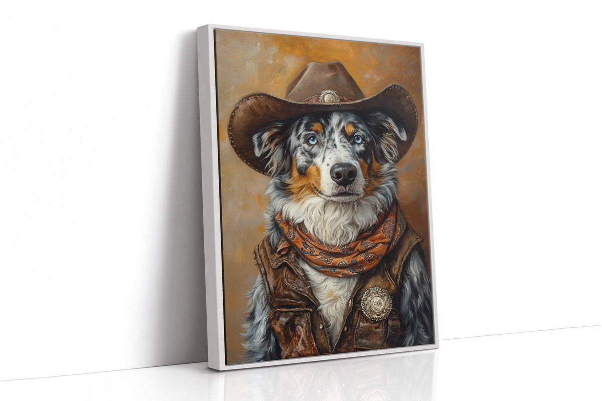Australian Shepard Sheriff of the Painted Plains - Quarter Circle AK Boutique