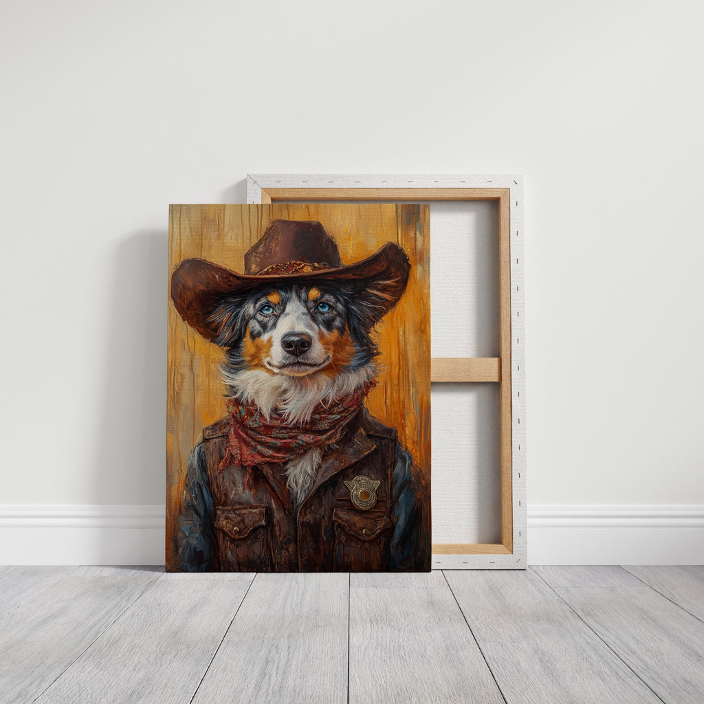 Australian Shepherd Cowboy Deputy - Quarter Circle AK Boutique