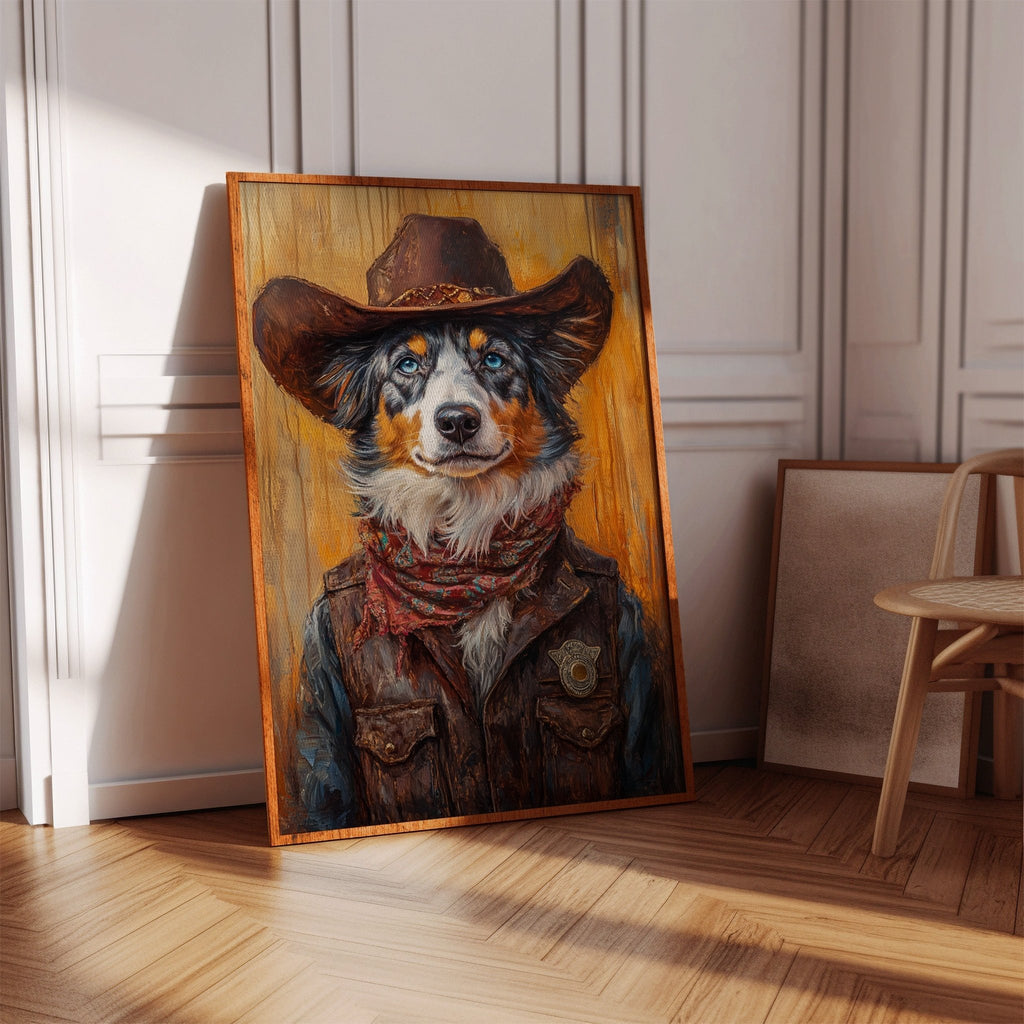 Australian Shepherd Cowboy Deputy - Quarter Circle AK Boutique