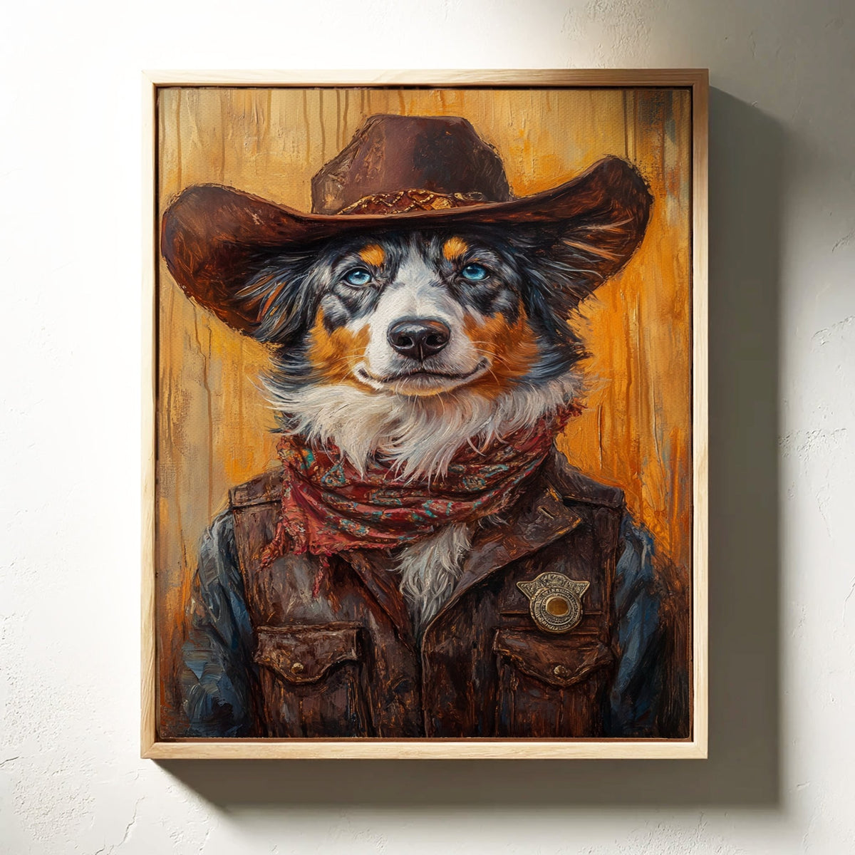 Australian Shepherd Cowboy Deputy - Quarter Circle AK Boutique