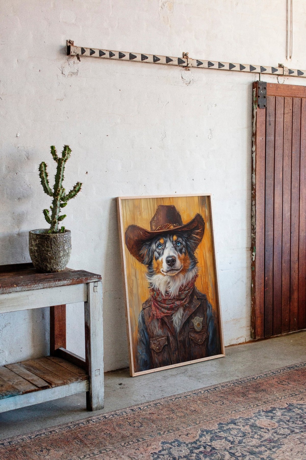 Australian Shepherd Cowboy Deputy - Quarter Circle AK Boutique