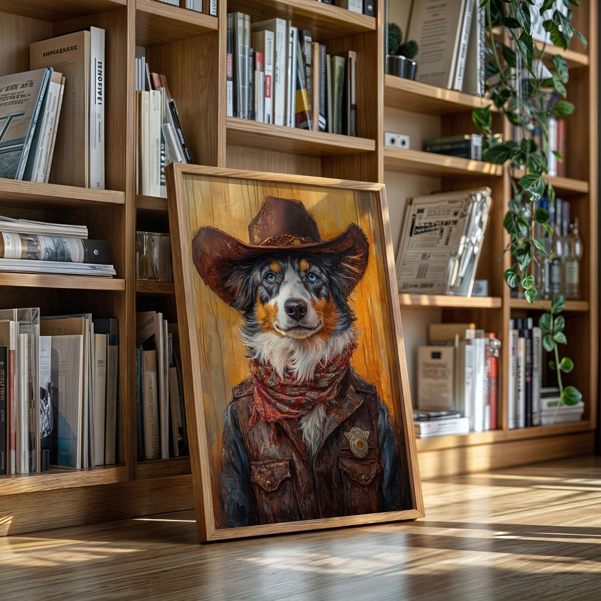 Australian Shepherd Cowboy Deputy - Quarter Circle AK Boutique