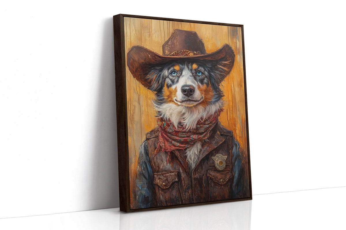 Australian Shepherd Cowboy Deputy - Quarter Circle AK Boutique