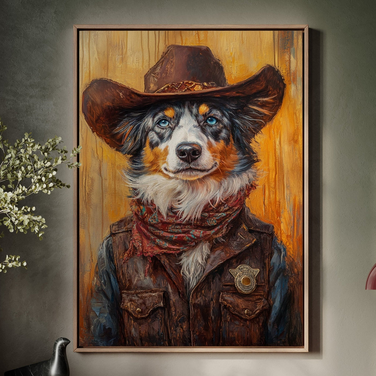 Australian Shepherd Cowboy Deputy - Quarter Circle AK Boutique