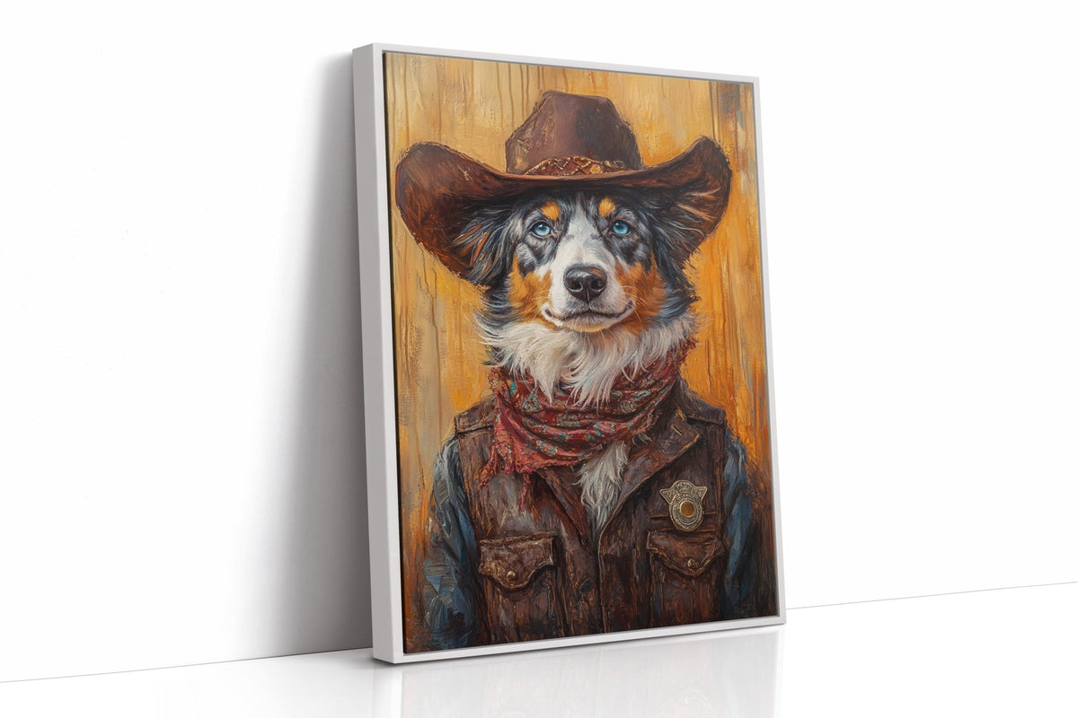 Australian Shepherd Cowboy Deputy - Quarter Circle AK Boutique