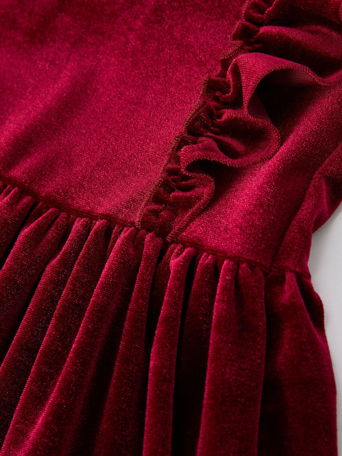 Autumn Velvet Girls Dress-Multiple colors available - Quarter Circle AK Boutique