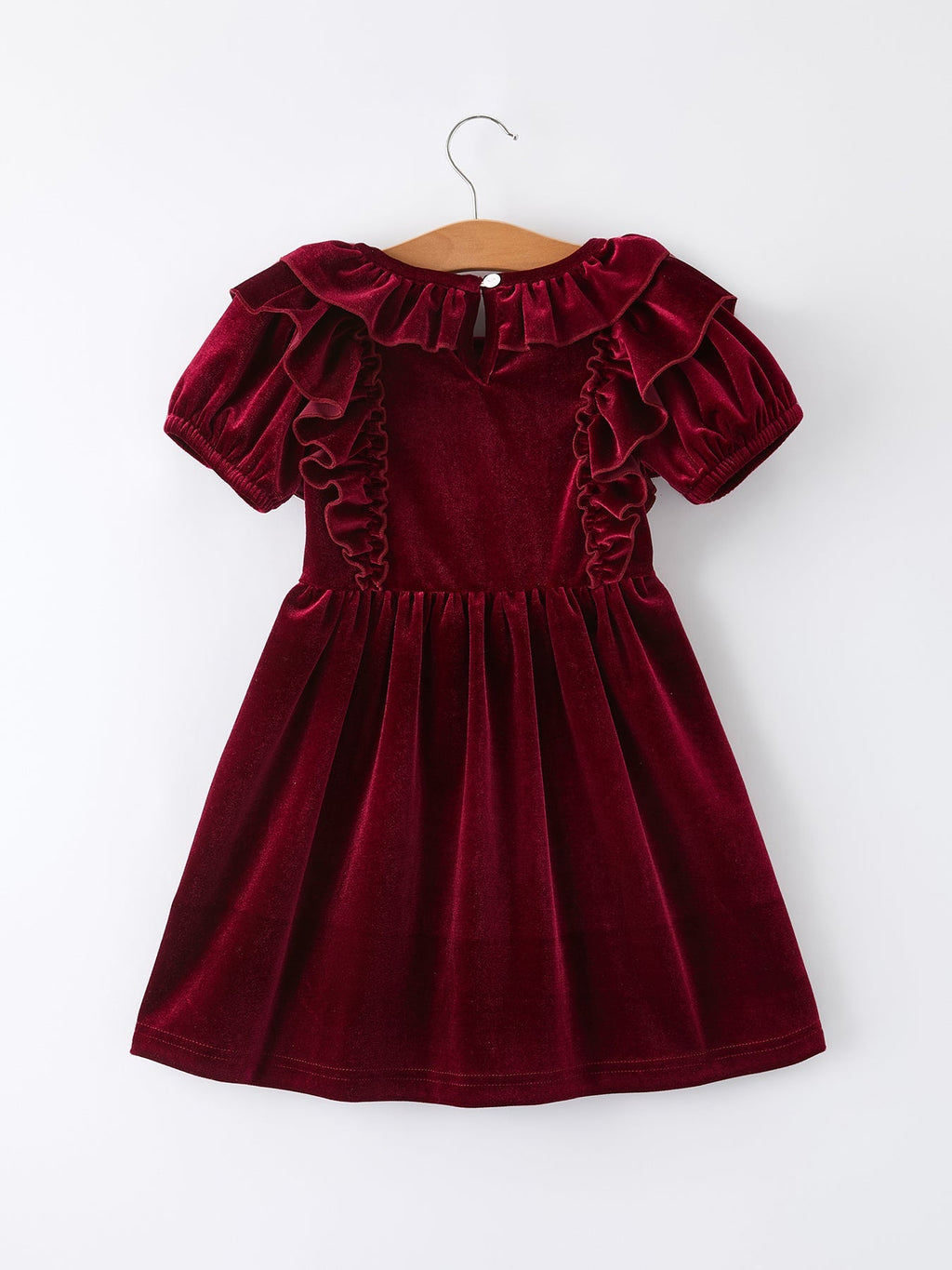 Autumn Velvet Girls Dress-Multiple colors available - Quarter Circle AK Boutique